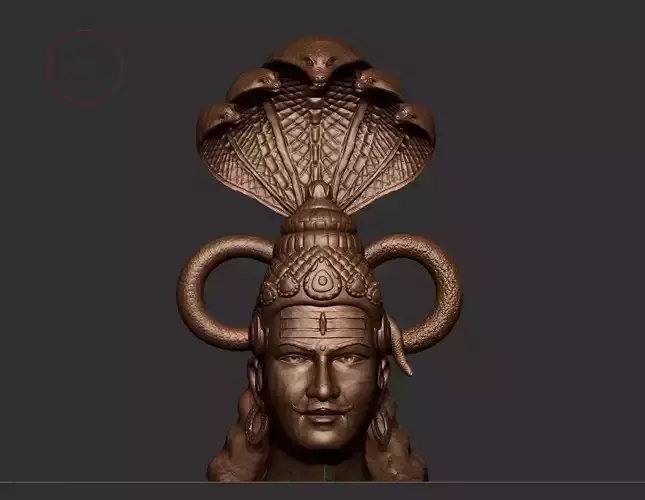 Jai Veerabhadra face 3D print model