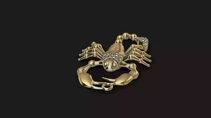 colgante de escorpion  MODELO 3D