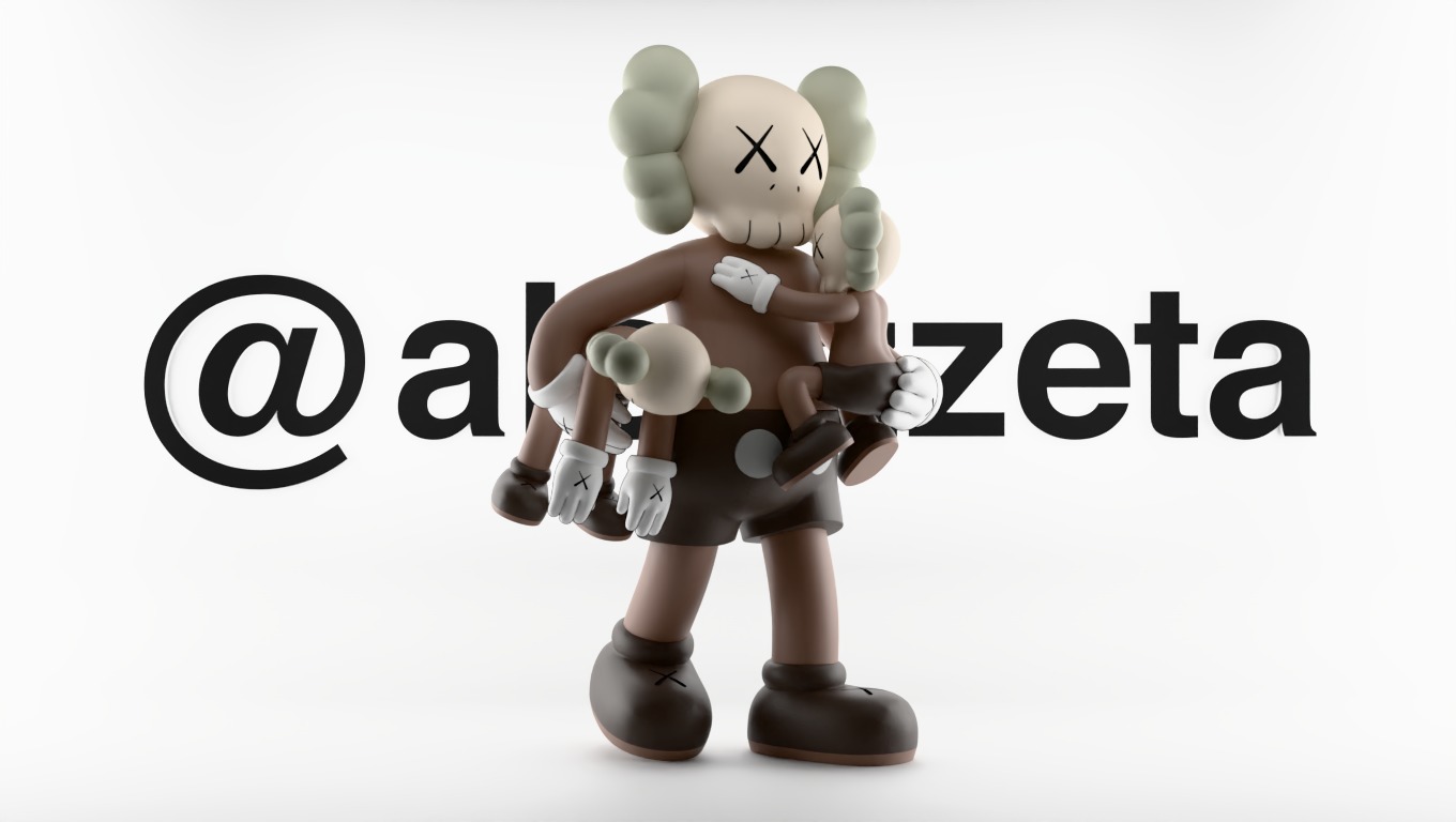 KAWS Clean Slate for Print 3D model 3D printable | CGTrader
