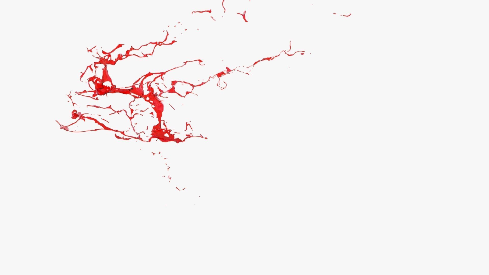 Animated Blood Splash 28 3D model_9