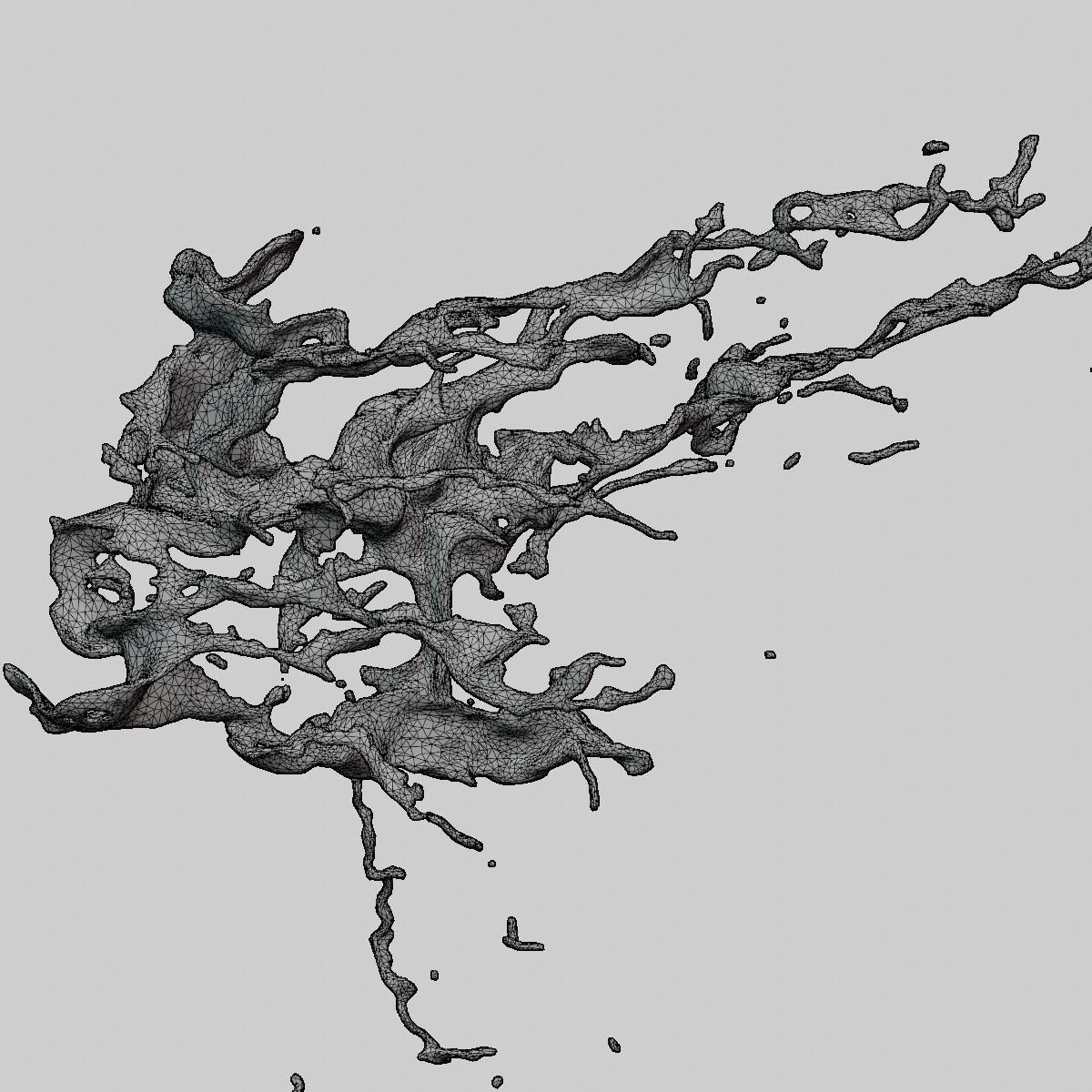 Animated Blood Splash 28 3D model_12