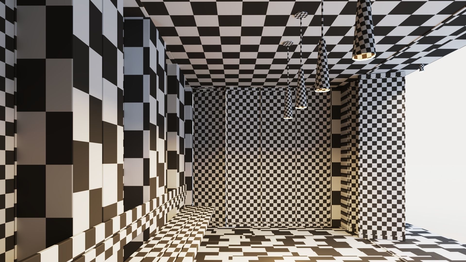 Pavilion with glass sliding partitions 3D model_65