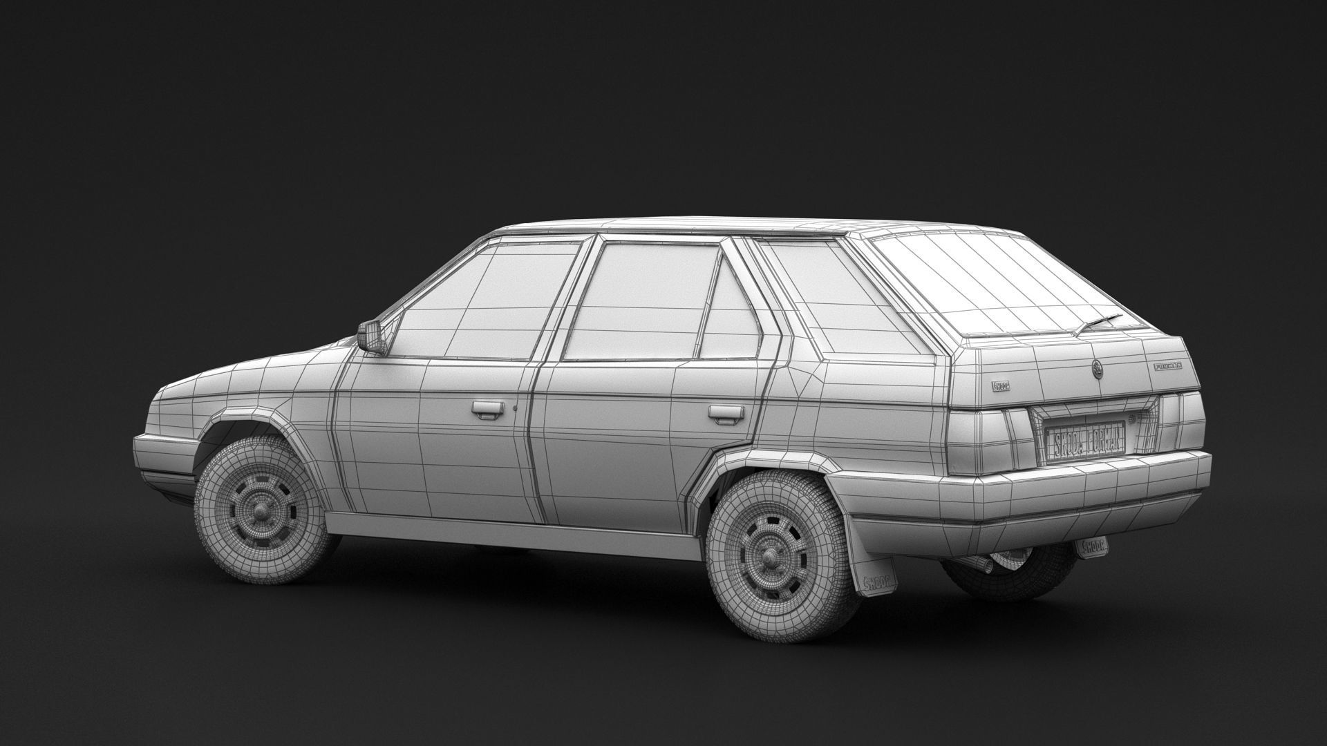 Skoda Forman 3D model_12