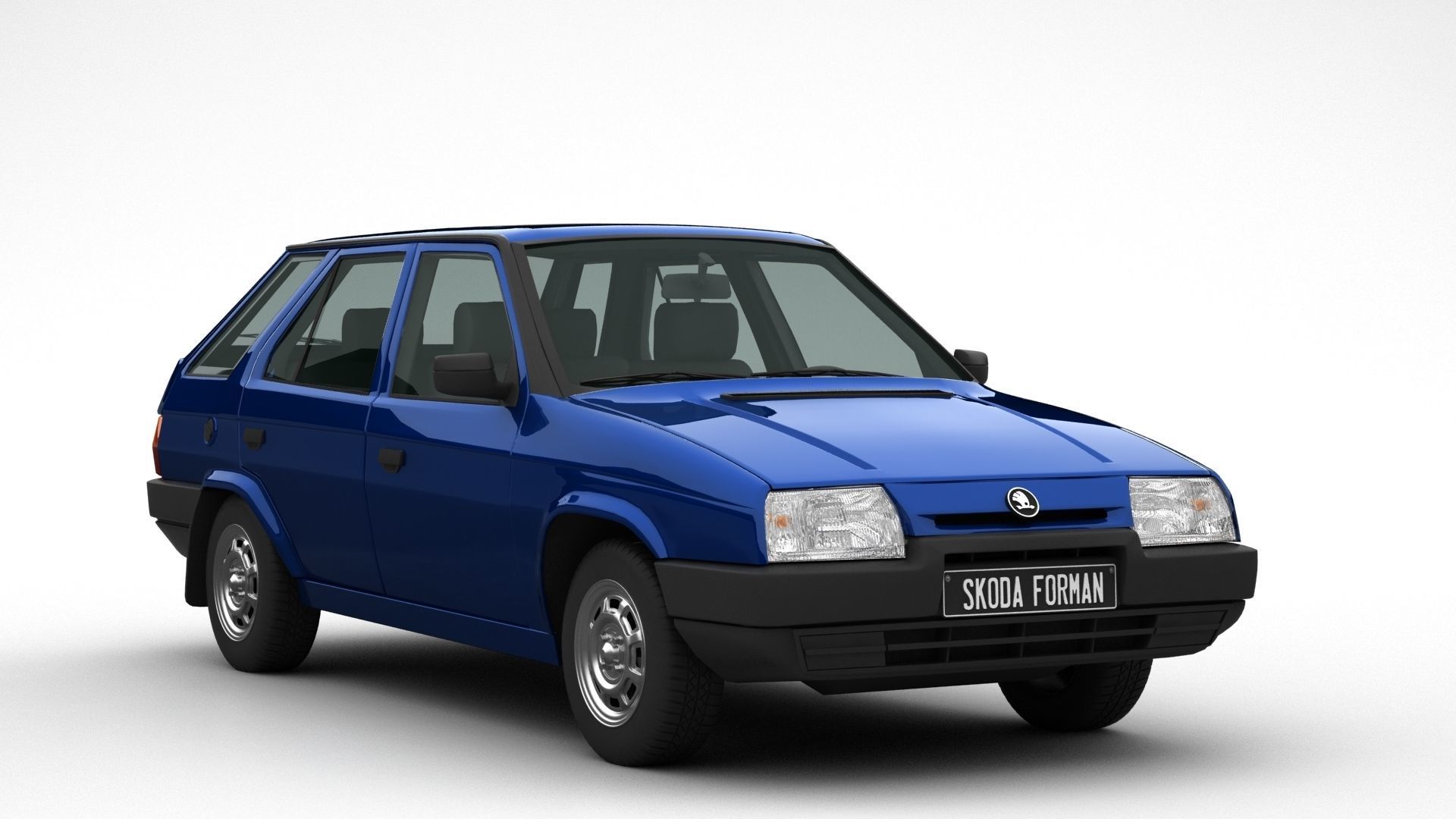 Skoda Forman 3D model_9