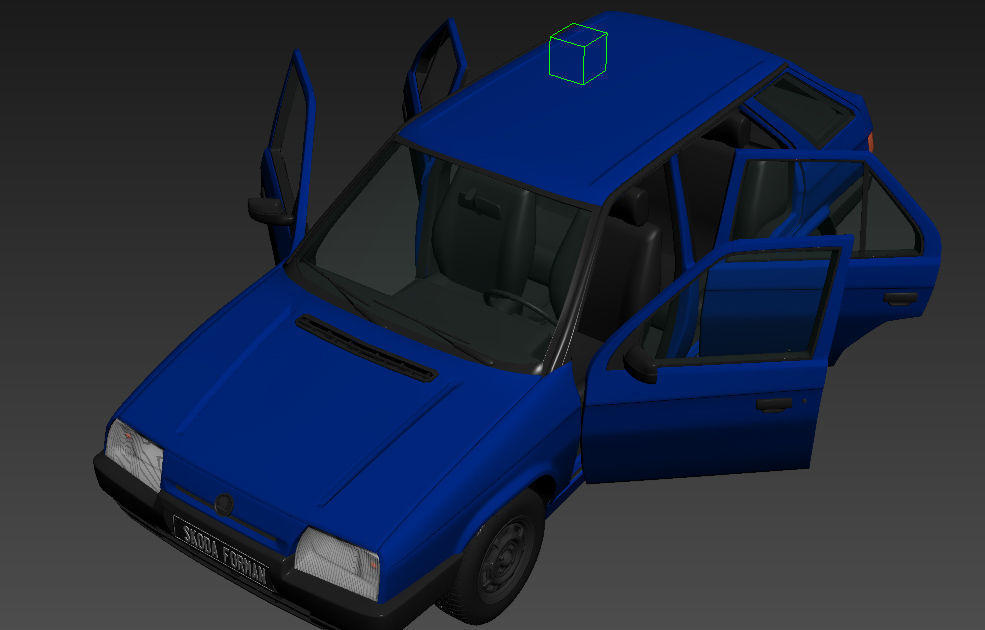 Skoda Forman 3D model_14