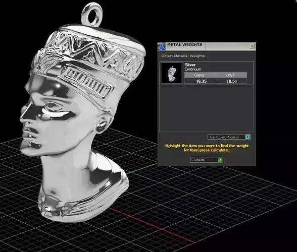 Ramses madalyon 3D print model