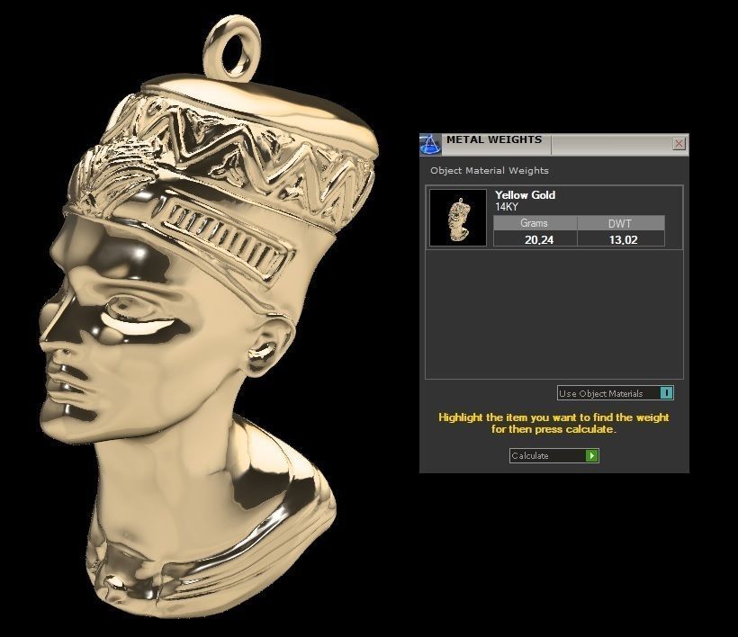 Ramses madalyon 3D print model_1