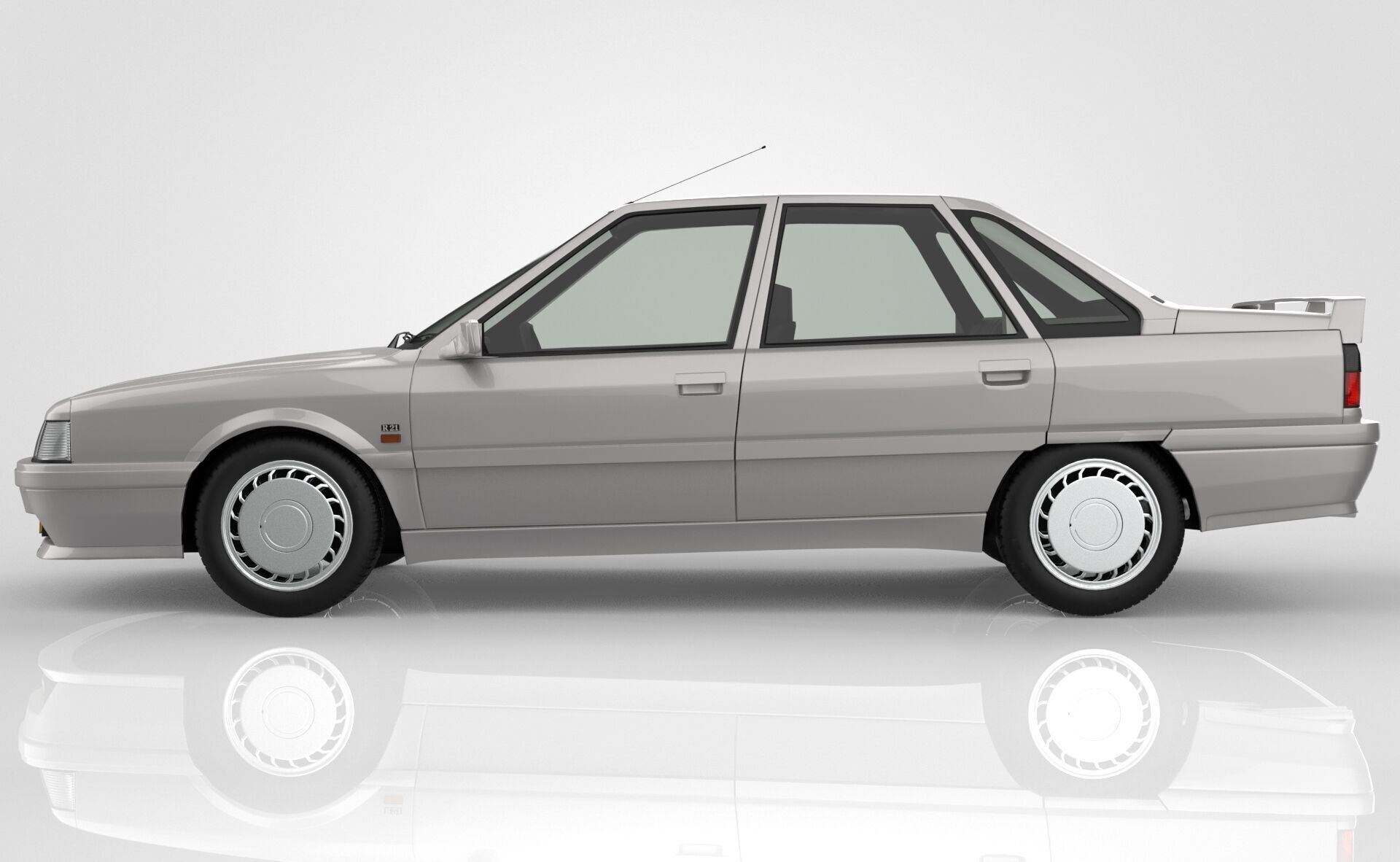 Miniature Renault 21 2L Turbo 1986 - Universal Hobbies 1/43 - Argent