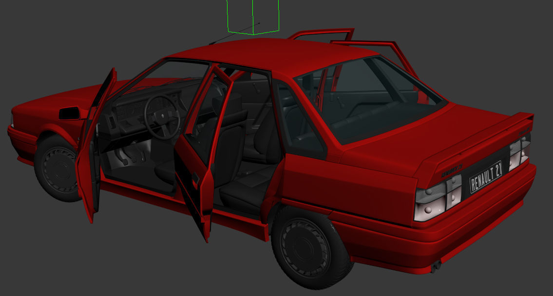 1988 Renault 21 Turbo 3D model | CGTrader