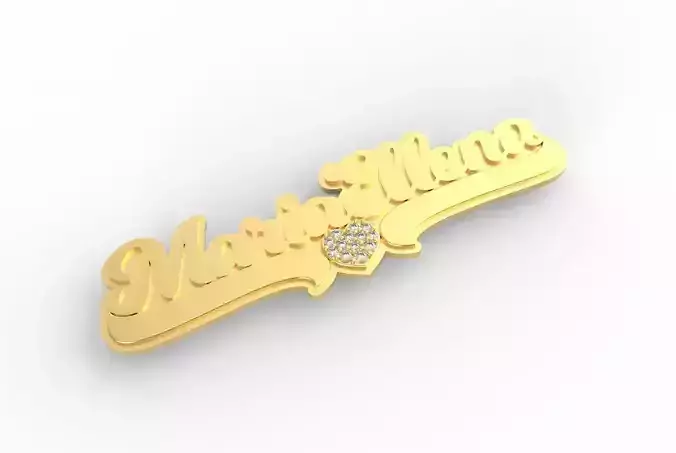 Maria Ellena name plate