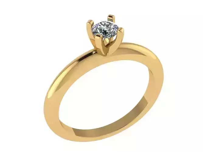 Ring467 diamond engagement ring gold