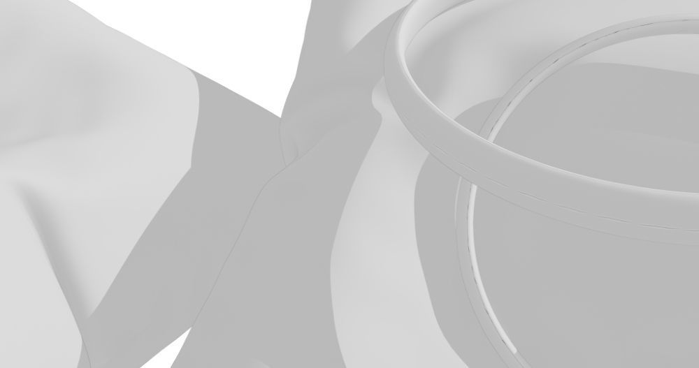 3D Ring Jewelry and Pillow low and high poly Set 3D model_56