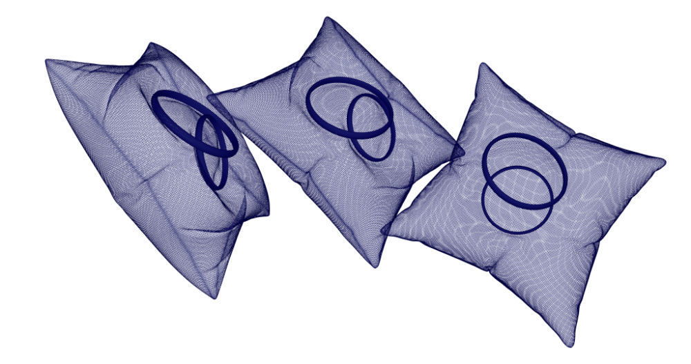 3D Ring Jewelry and Pillow low and high poly Set 3D model_5