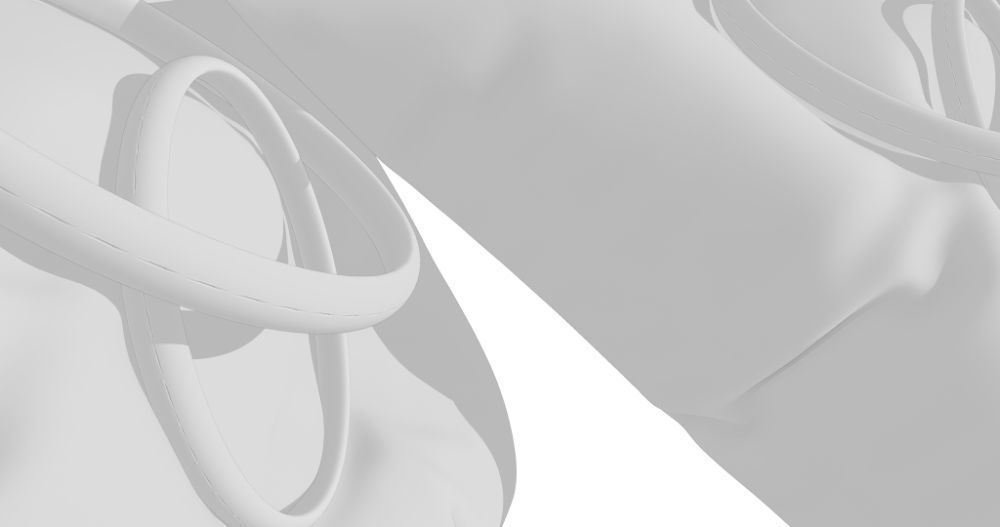 3D Ring Jewelry and Pillow low and high poly Set 3D model_52