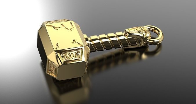 Old West Norse Mjolnir Thors Hummer 3D print model