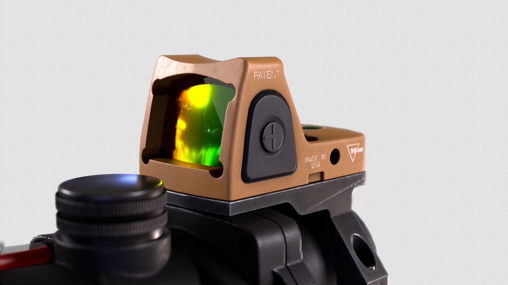 ACOG Sight Low-poly 3D model_6