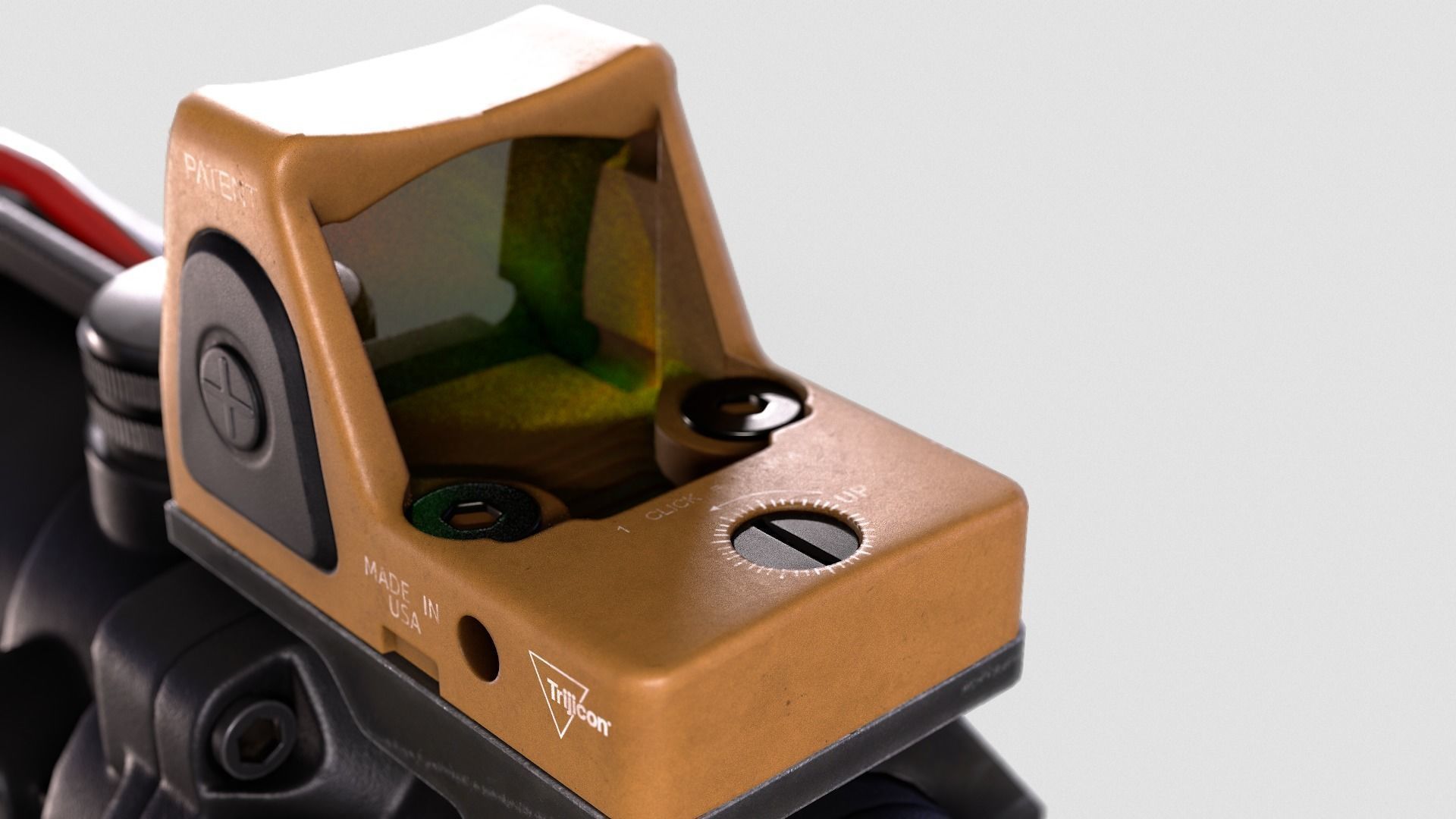 ACOG Sight Low-poly 3D model_7