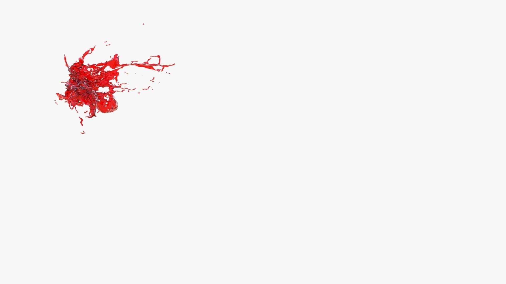 Animated Blood Splash 26 3D model_7