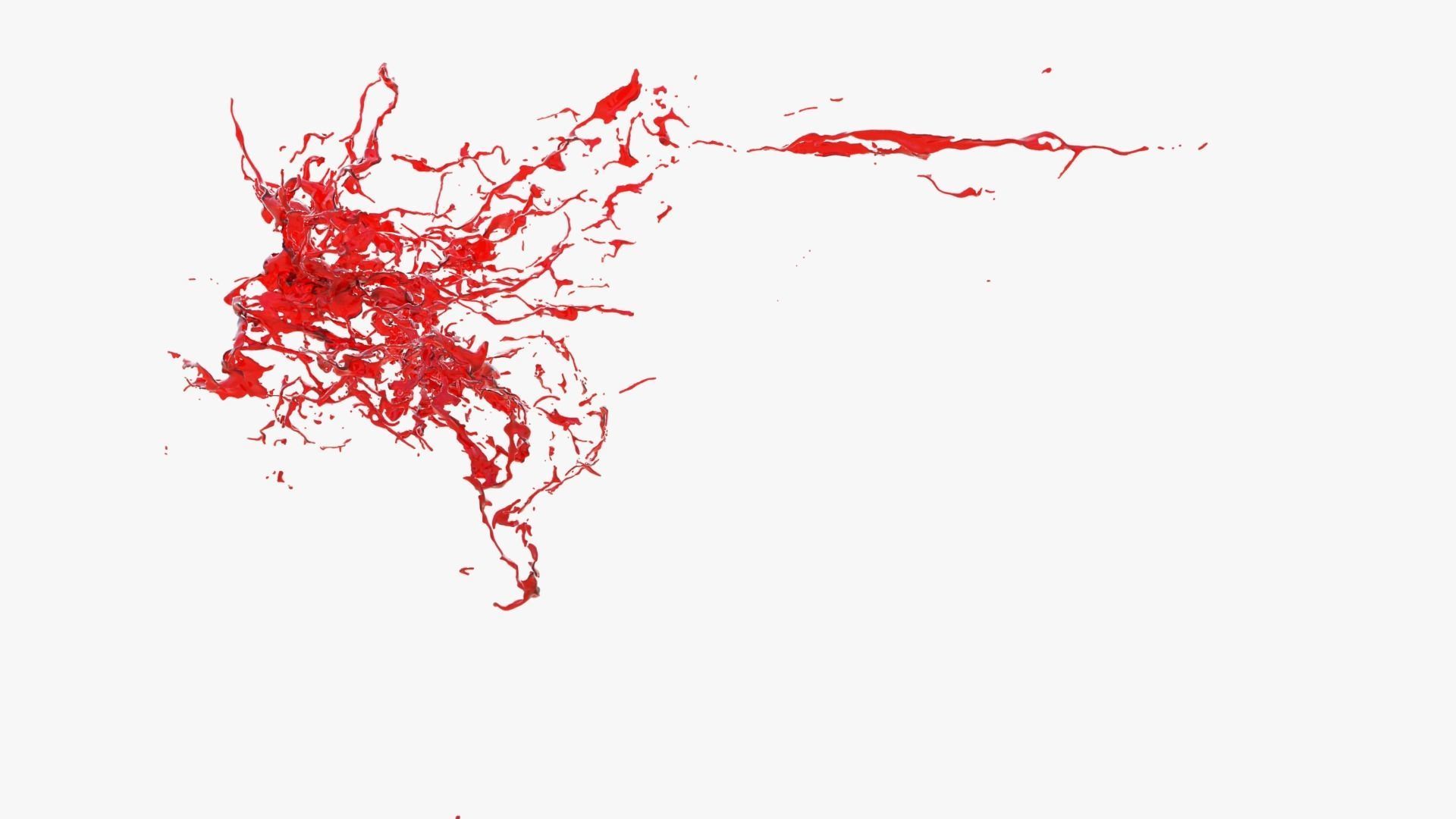 Animated Blood Splash 26 3D model_8