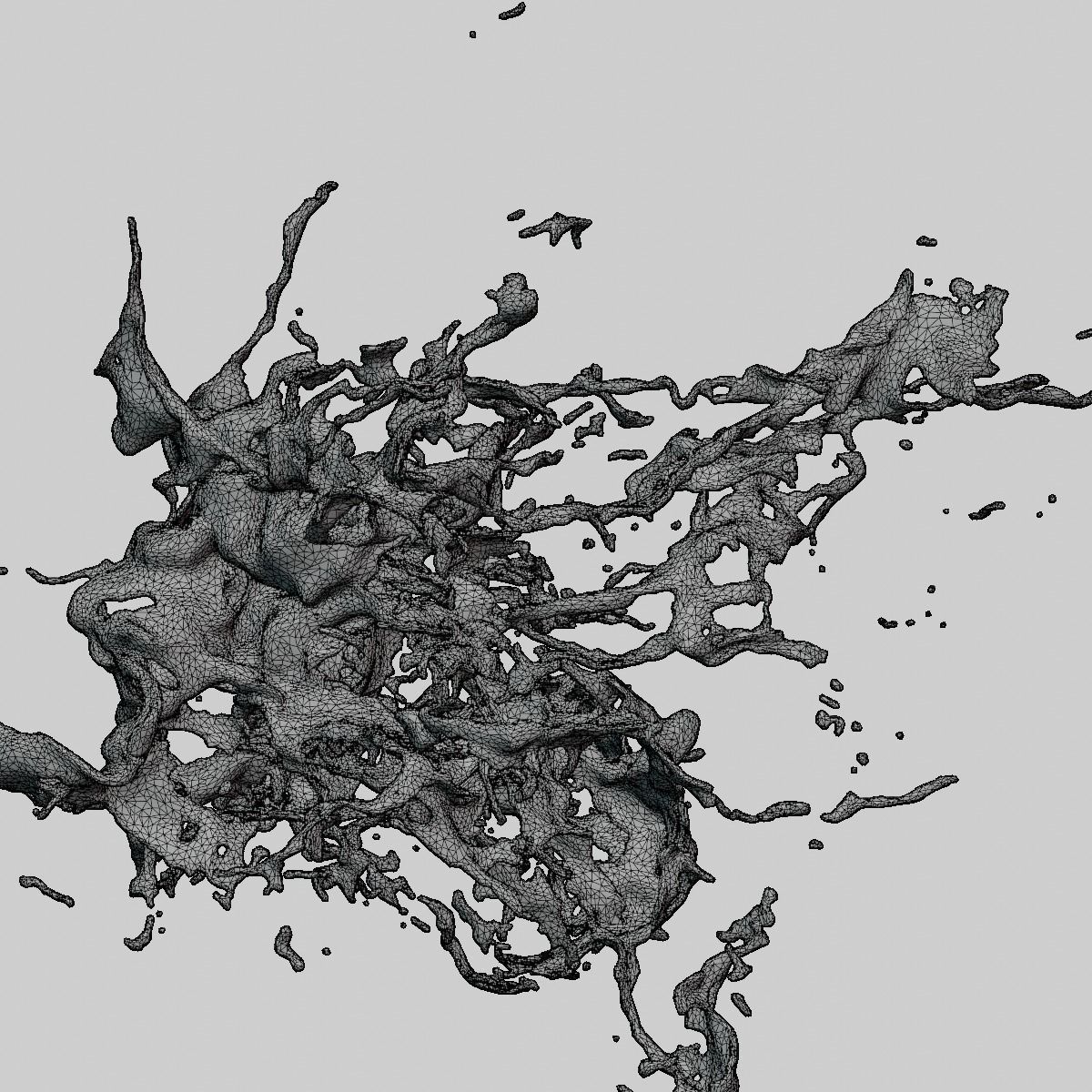 Animated Blood Splash 26 3D model_12