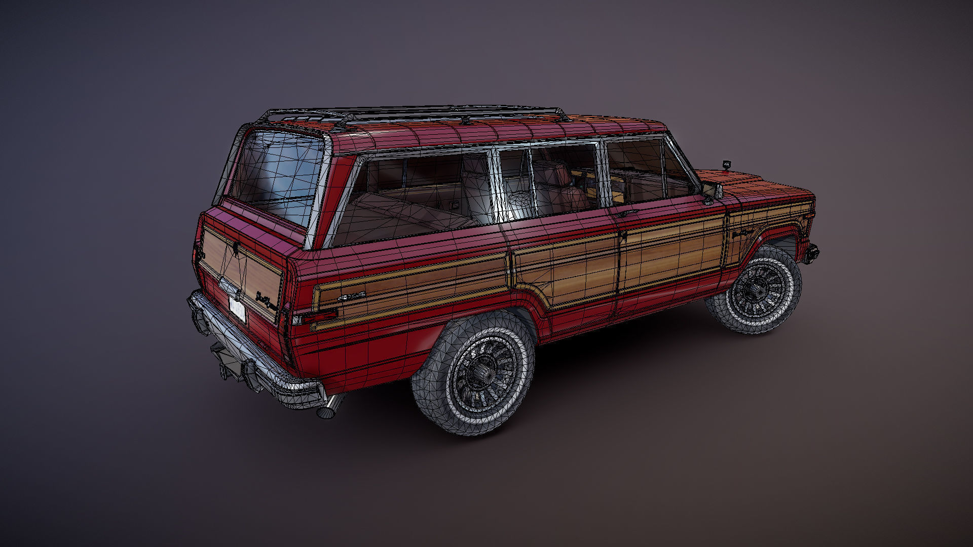 Jeep Wagoneer Low-poly 3D model_31