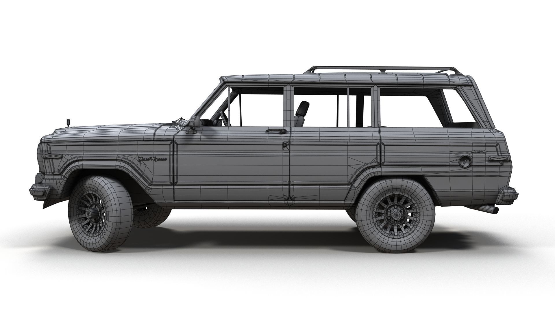 Jeep Wagoneer Low-poly 3D model_13