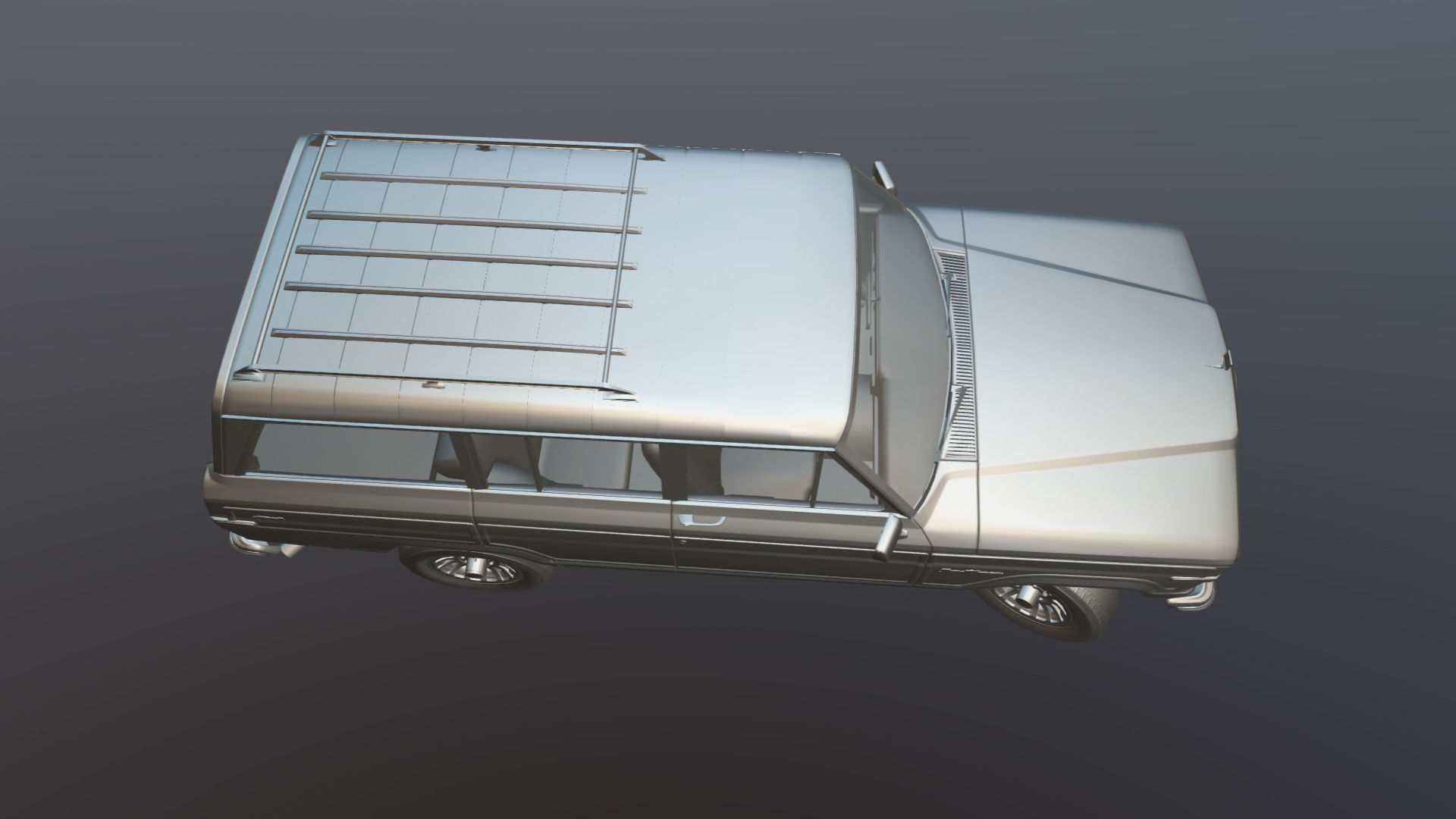 Jeep Wagoneer Low-poly 3D model_38