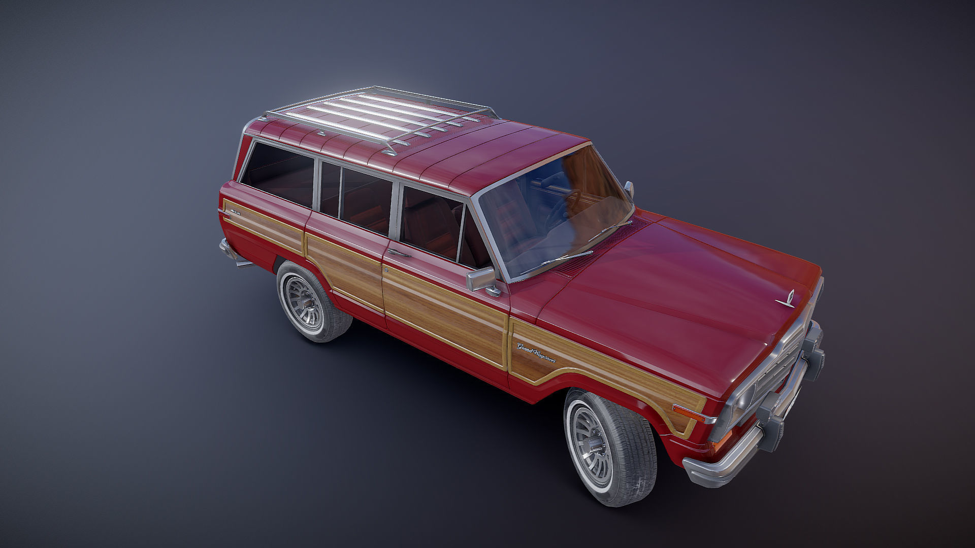 Jeep Wagoneer Low-poly 3D model_21