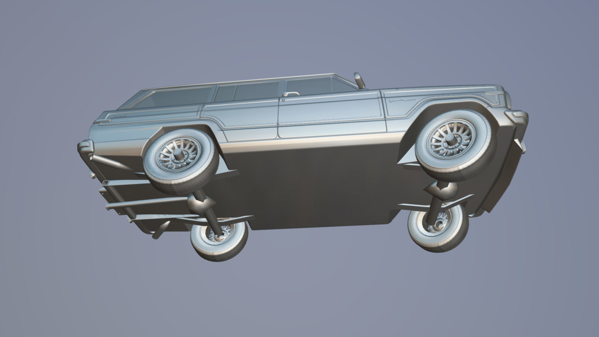 Jeep Wagoneer Low-poly 3D model_36