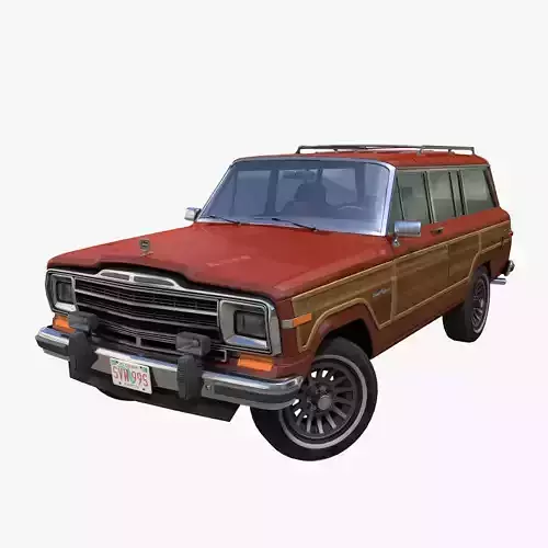 Jeep Wagoneer Low-poly 3D model
