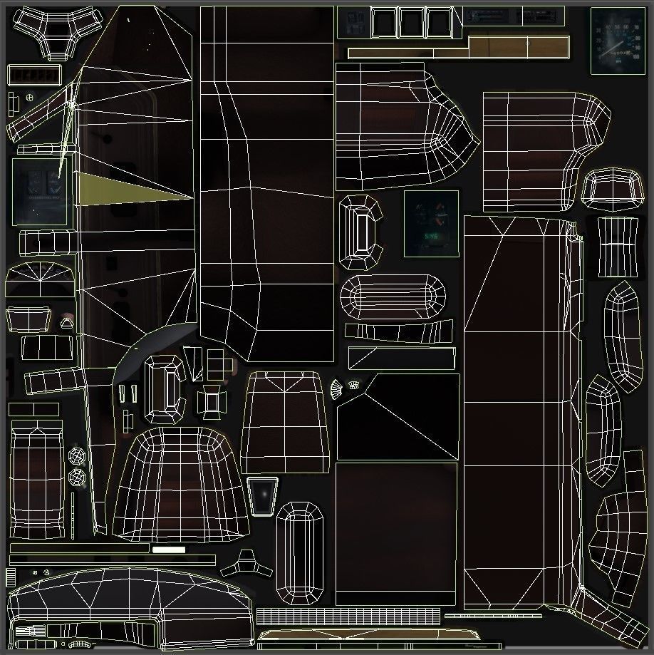 Jeep Wagoneer Low-poly 3D model_45