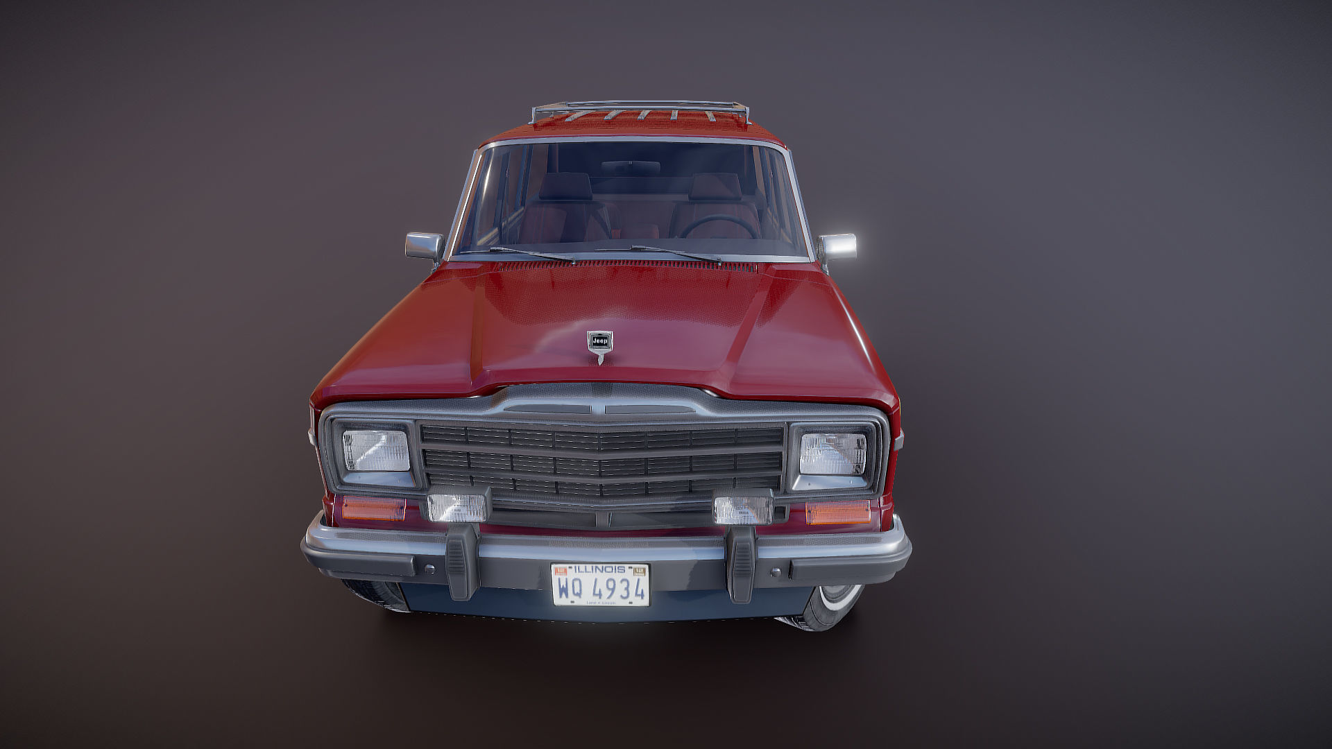 Jeep Wagoneer Low-poly 3D model_26