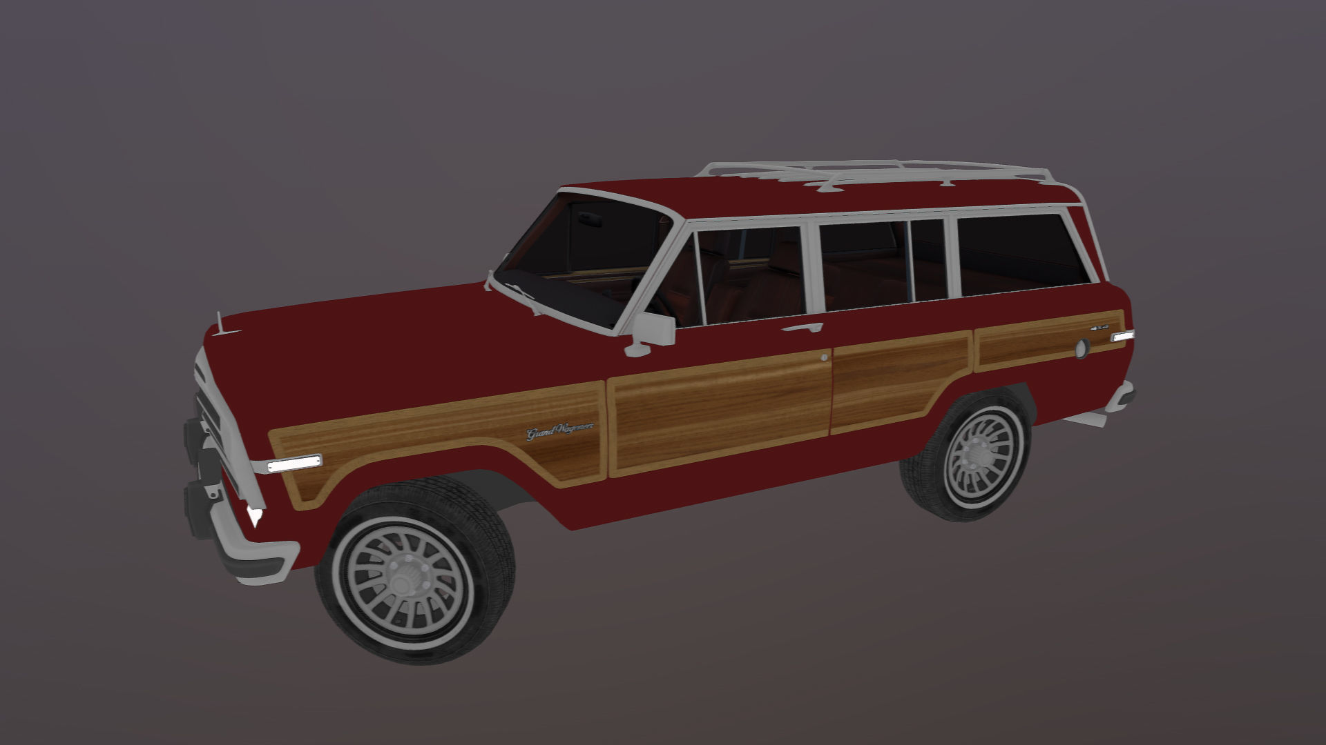 Jeep Wagoneer Low-poly 3D model_39
