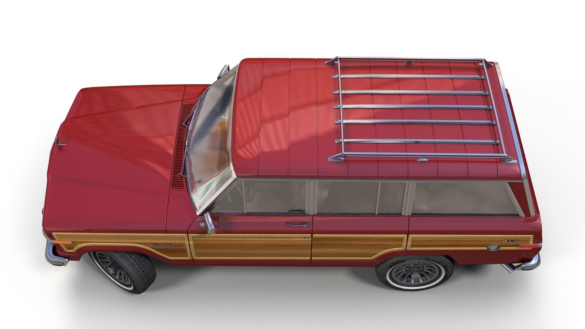 Jeep Wagoneer Low-poly 3D model_6