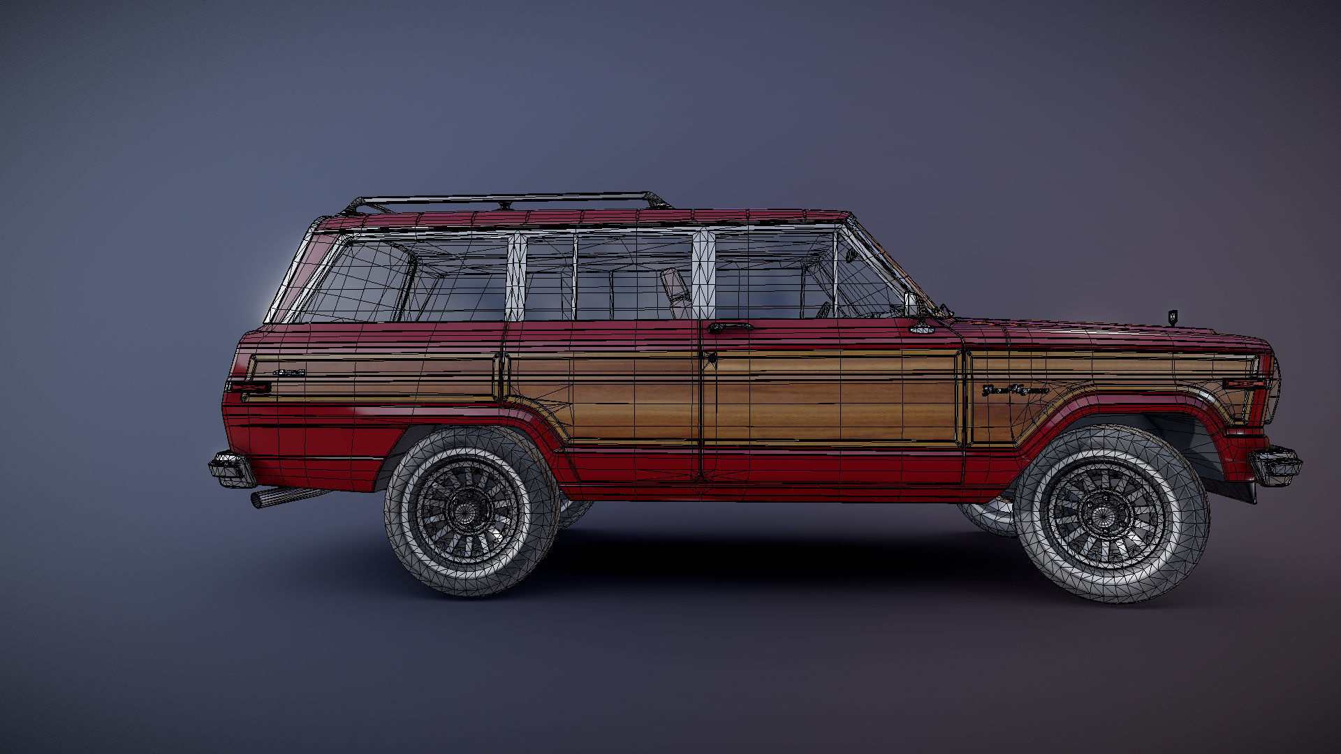 Jeep Wagoneer Low-poly 3D model_33