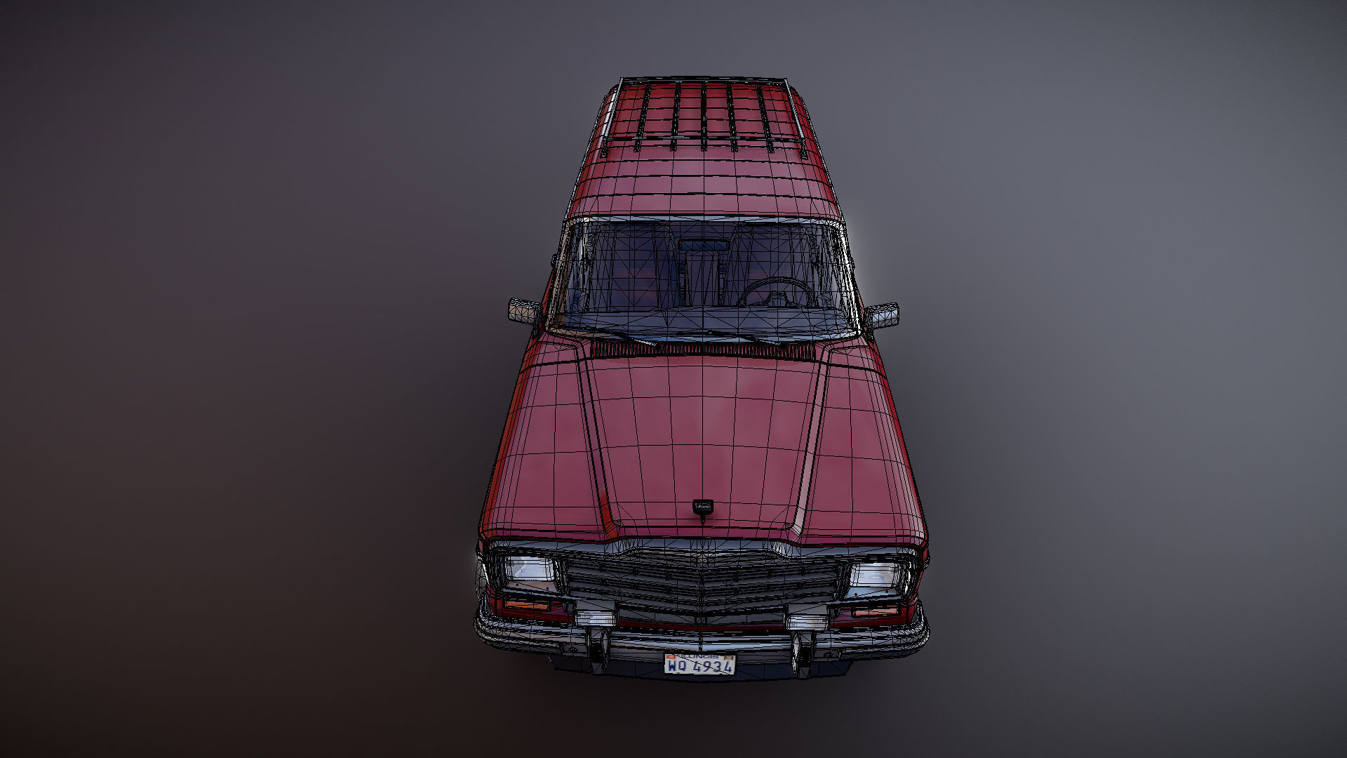 Jeep Wagoneer Low-poly 3D model_27