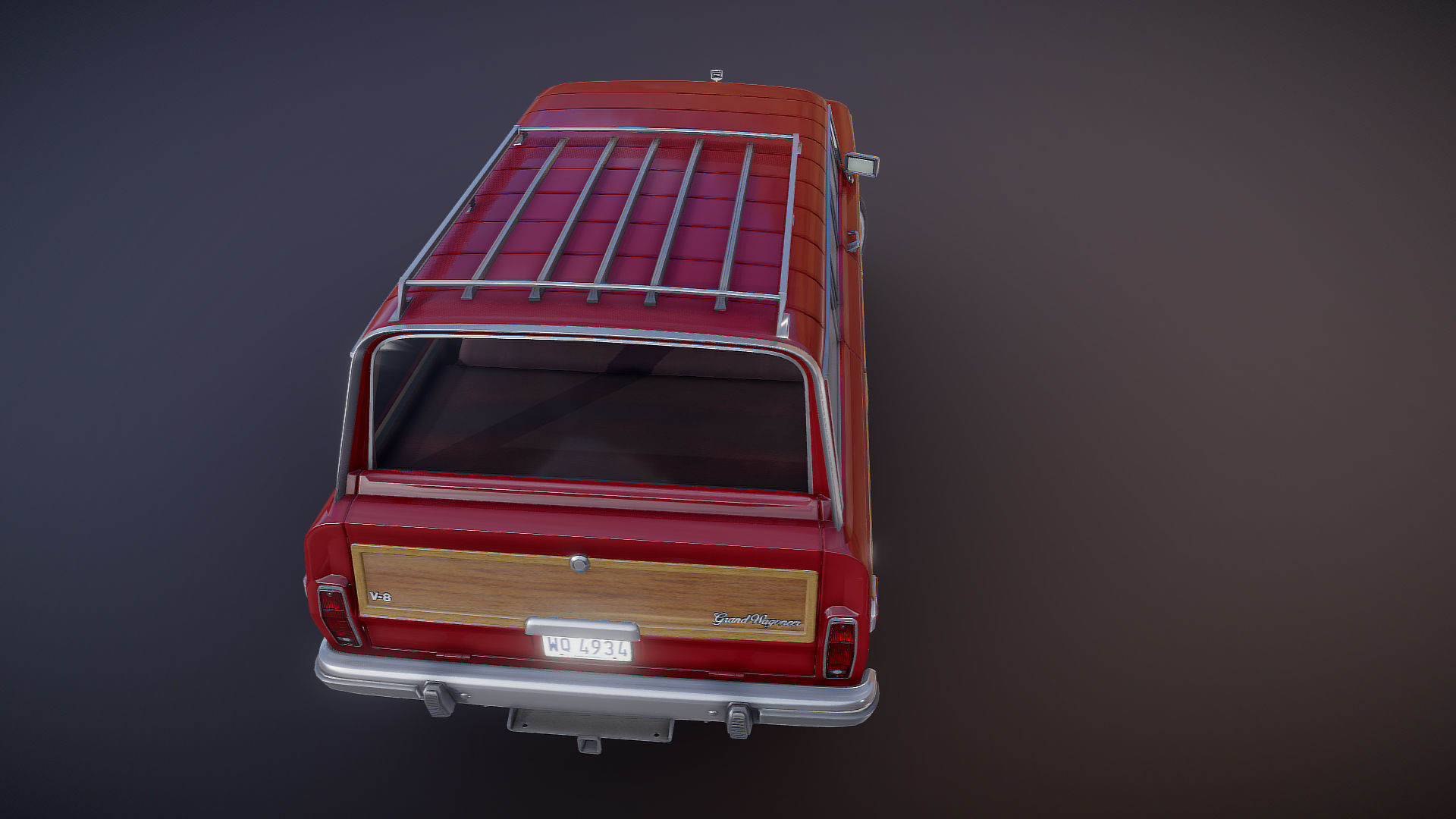 Jeep Wagoneer Low-poly 3D model_24