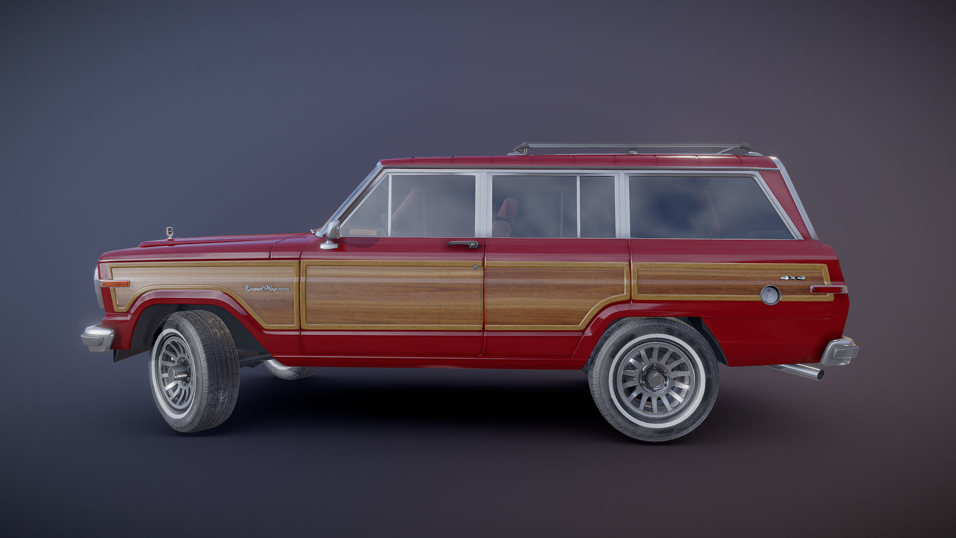 Jeep Wagoneer Low-poly 3D model_20