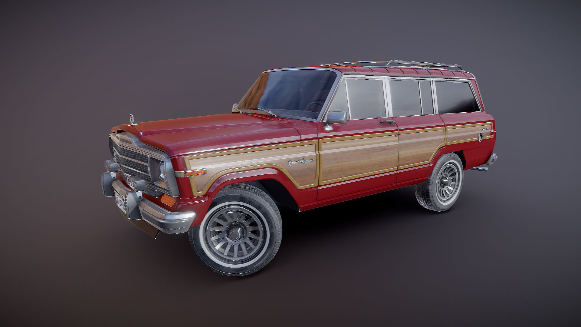 Jeep Wagoneer Low-poly 3D model_18
