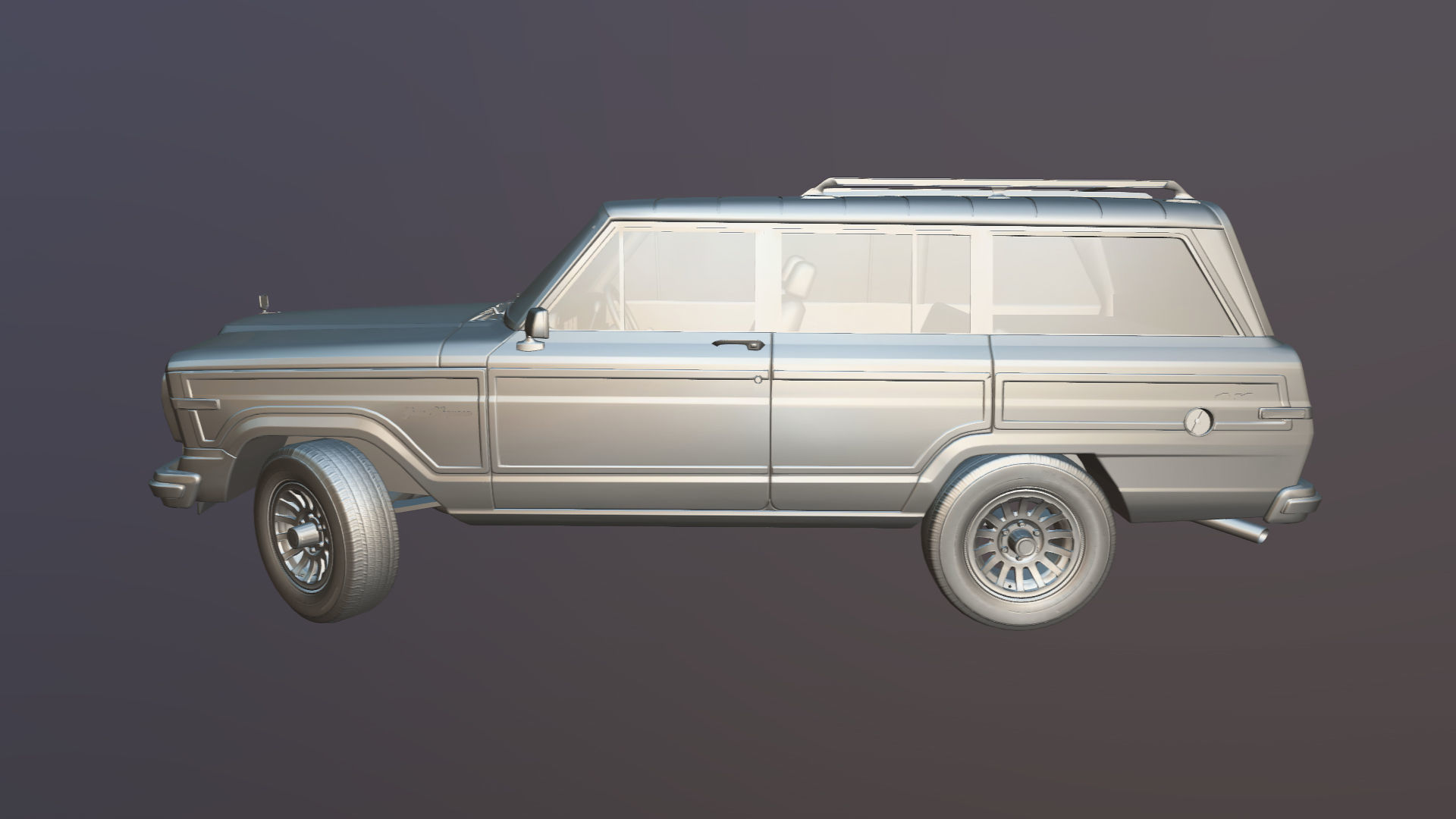Jeep Wagoneer Low-poly 3D model_37