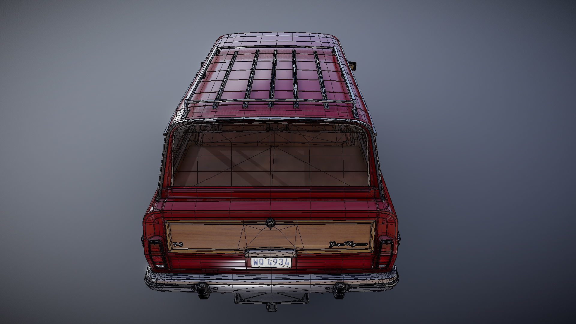 Jeep Wagoneer Low-poly 3D model_28