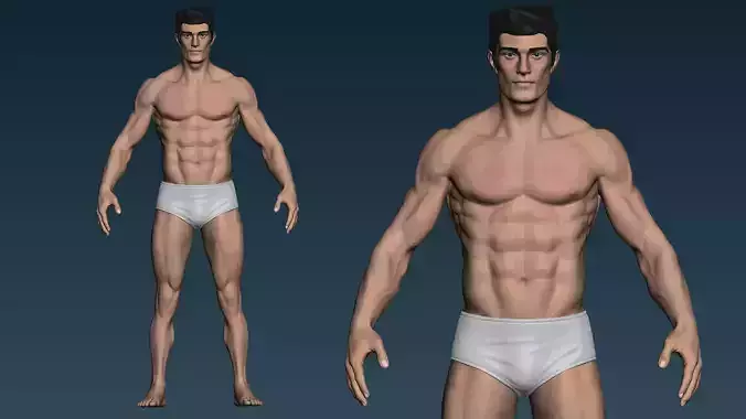 Male base mesh