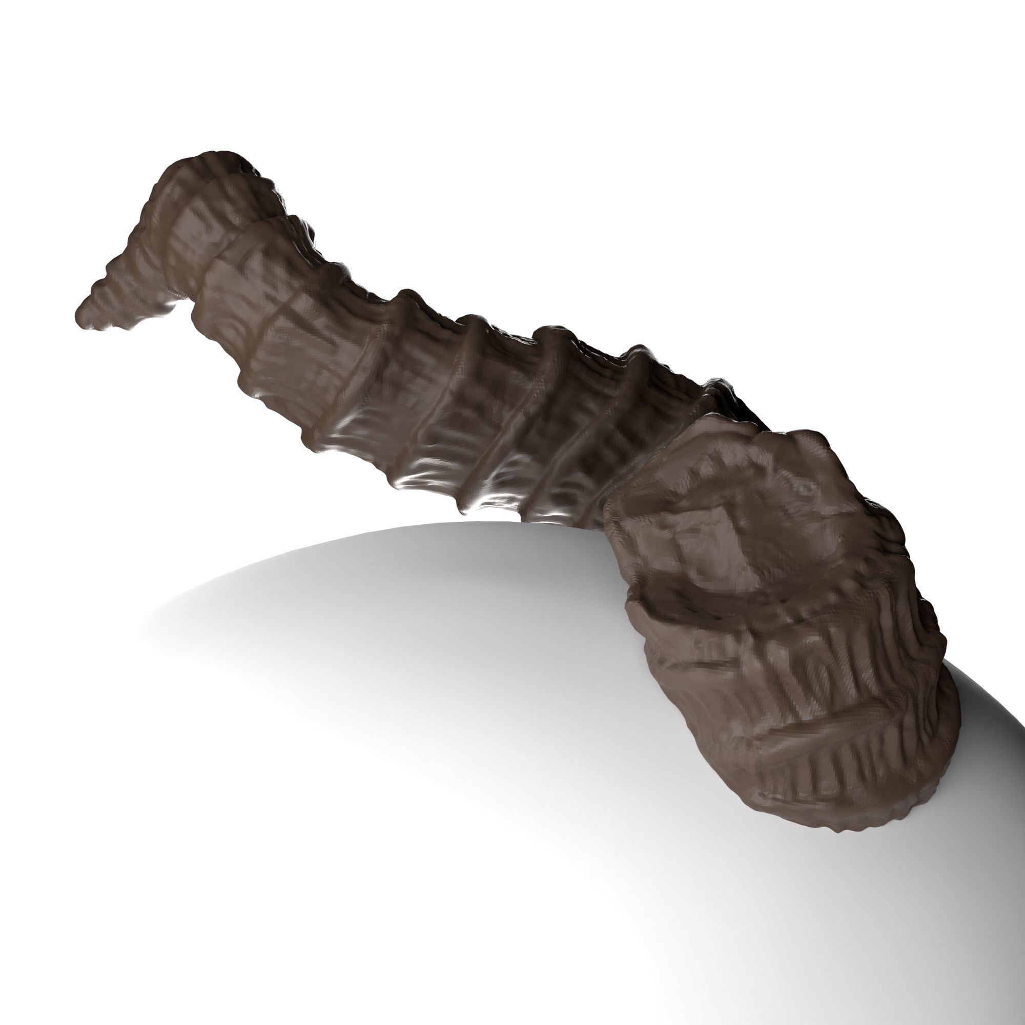 Adrienne - Large Horns with Optional Broken Side 3D print model_5