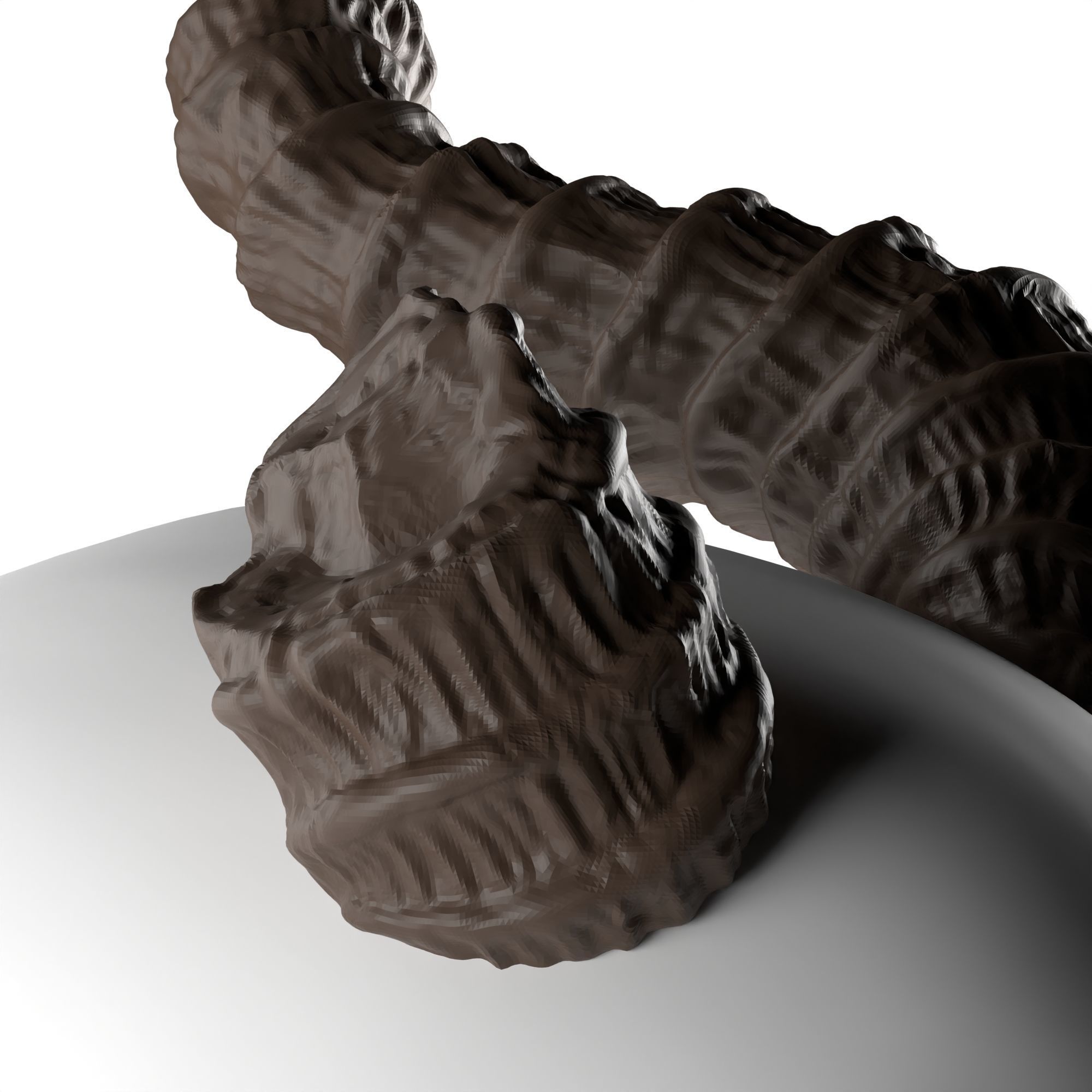 Adrienne - Large Horns with Optional Broken Side 3D print model_3