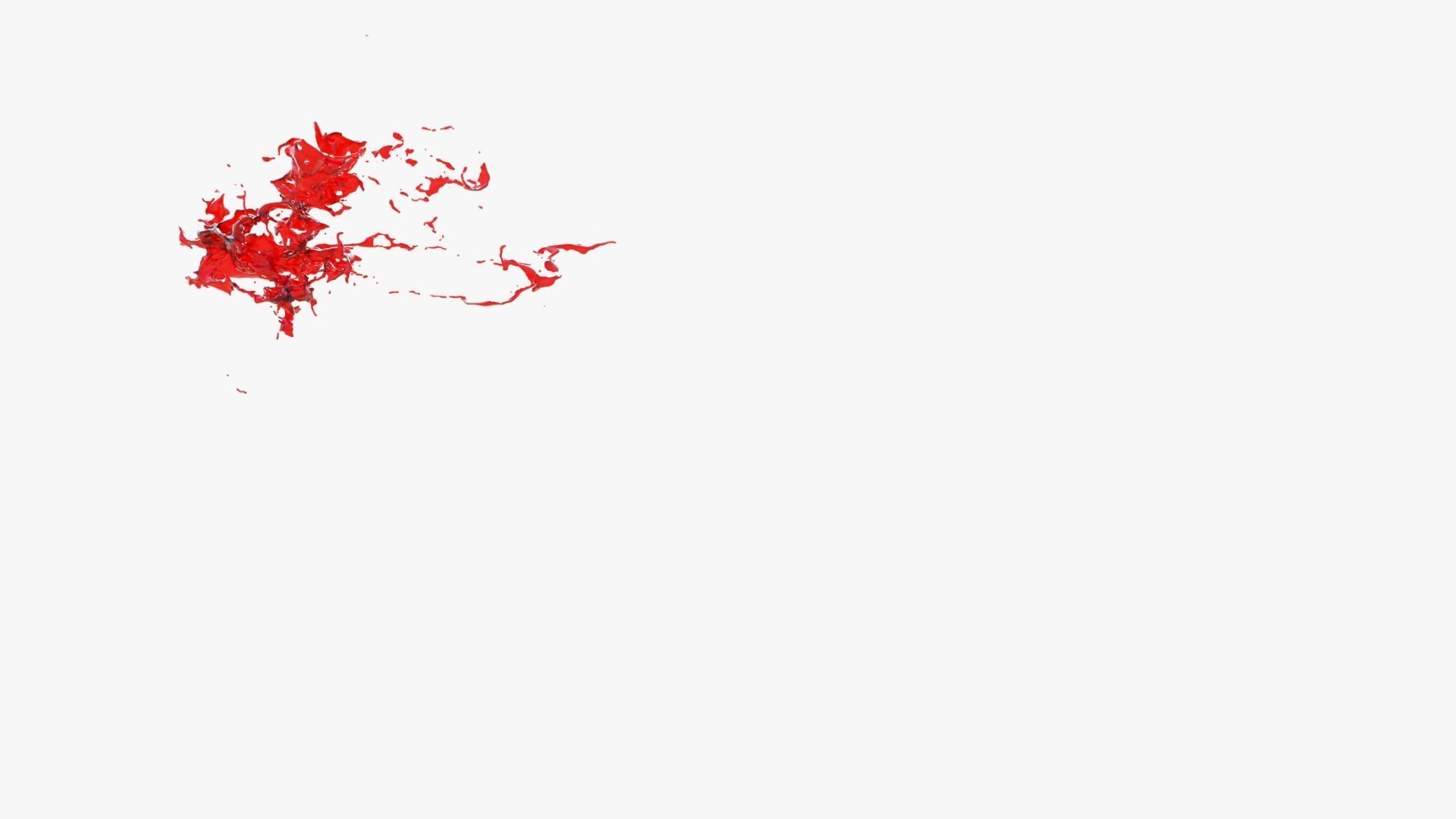 Animated Blood Splash 25 3D model_5