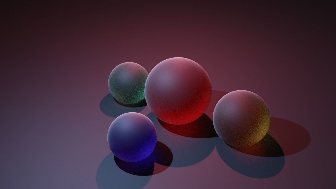 Colored Marbles 3D model_1
