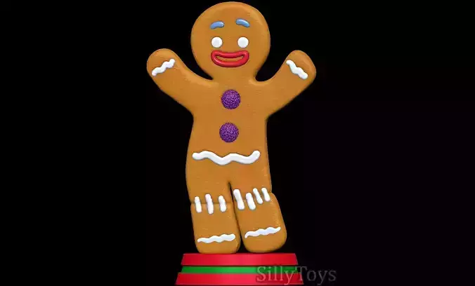 Gingerbread Man - Shrek 3D print model
