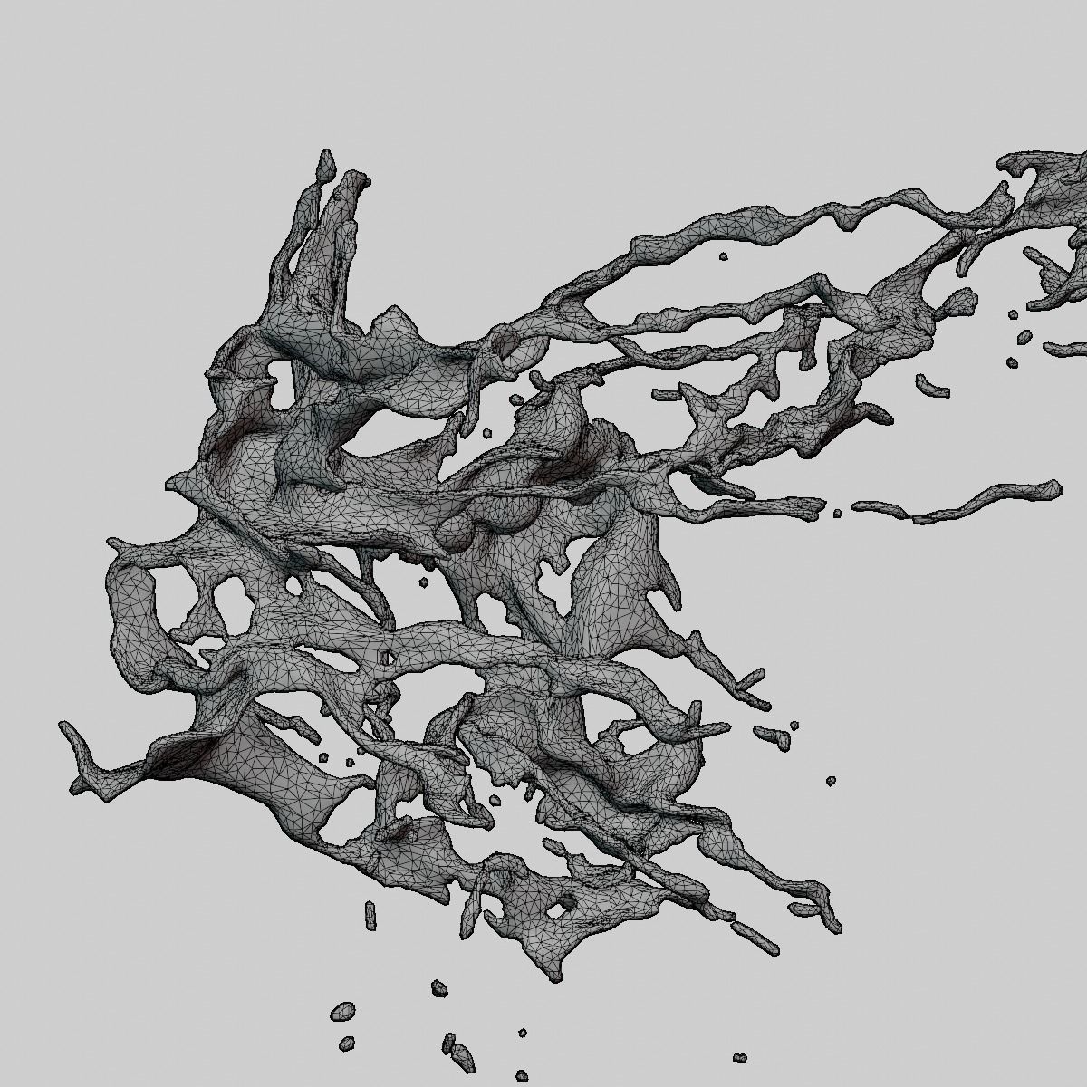 Animated Blood Splash 24 3D model_12
