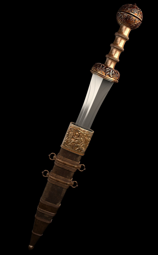Roman sword 3D model