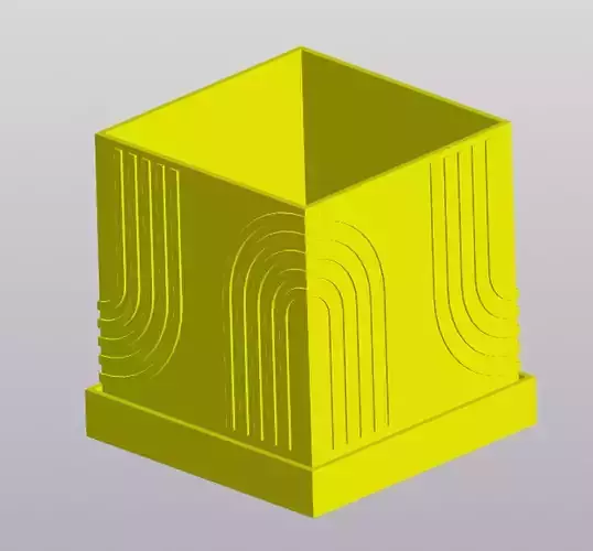 Square Rainbow planter